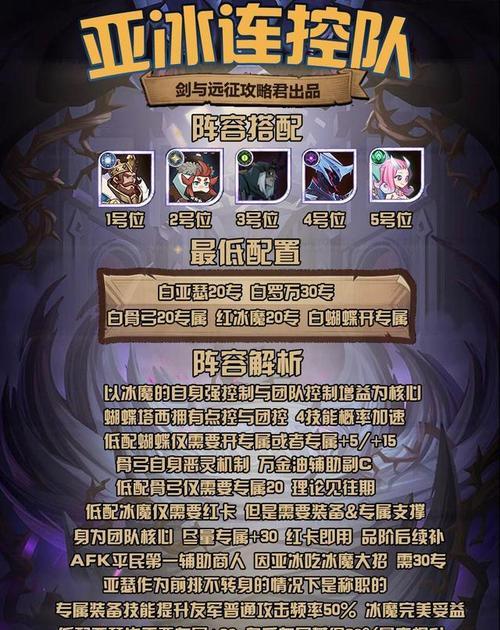 剑与远征奇境探险心之囚笼通关攻略（揭秘心之囚笼）