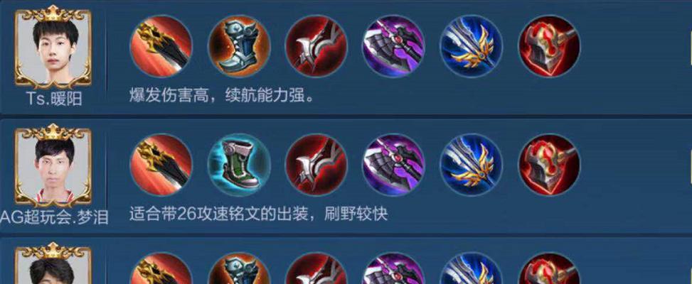 王者荣耀中鱼的正确出装方法是什么？